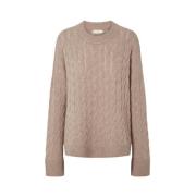 Eline Sweater - Almond - Cashmere/Uld Blanding - Vinter Must-Have