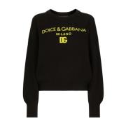 Sort Gul Crewneck Sweater