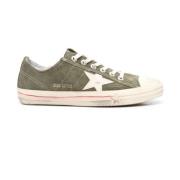 Star-Patch Lace-Up Sneakers