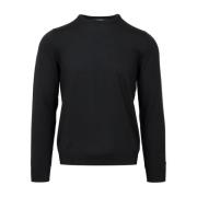 Strikket Crew Neck Sweater