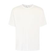 Hvid Oversize T-Shirt med Logo