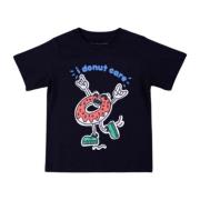 Børns Sort Donut Print T-shirt