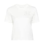 Hvide T-shirts og Polos med broderet logo