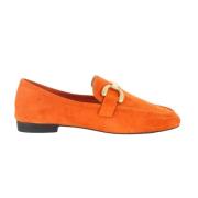 Orange Loafers til Kvinder - Stilfulde og Farverige