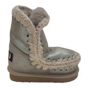 Moderne Grå Lurex Eskimo Sneakers