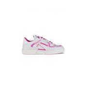 Hvide og Pink VL7N Sneakers