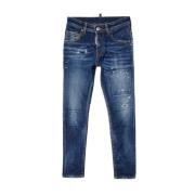 Vintage stil 5 lomme jeans
