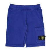Blå Bomuld Bermuda Shorts til Drenge