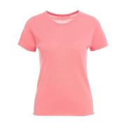 Pink T-shirt til kvinder