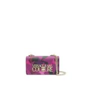 Fuchsia All Over Print Crossbody Taske