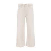 Stilfulde Cropped Wide Leg Jeans