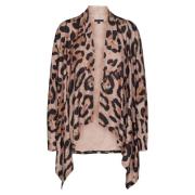 Leopard Print Cardigan - Big Leo Sand