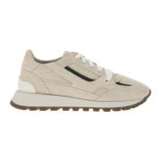 Suede Runner med Ædelstensdetalje