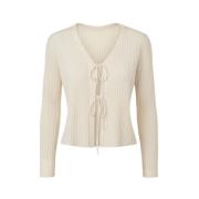 Cashmere Fleur Bluse - Off White