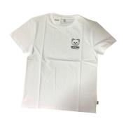 Hvid Halværmet Teddybjørn T-Shirt