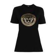 Sort Foil Debossed Medusa T-shirts og Polos