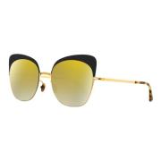 Sunglasses ANNELI i Shiny Gold Matte Black