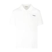 Piquet Polo Shirt i Hvid