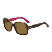 ANNORA/P/S Solbriller i Havana Pink/Brown