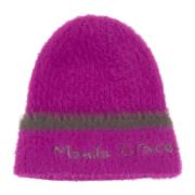 Fuchsia Plys Beanie Hat
