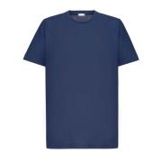 Blå Bomuld T-shirt Model Z0178