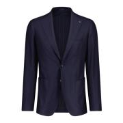 Uld Blazer med To Knapper