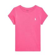 Stilfuld Rosa Hest T-Shirt til Piger