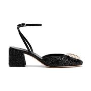 Elegant Cleo Sandal med Krystalplade