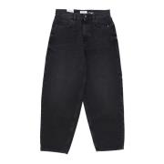Vintage Black Baggy Genbrugs Denim Jeans