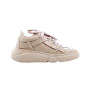 Beige Læder Sneaker Ruth