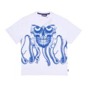 Skull Tee White Streetwear T-Shirt