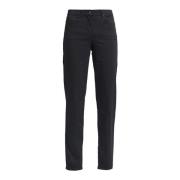 Laurie Amelia Straight Ll Trousers Straight 28125 99100 Black