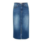 Part Two Dilinpw Sk Nederdele 30307878 Dark Vintage Denim