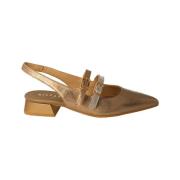 Guld Metallic Ballet Flats Kvinder