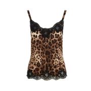 Leopard Print Silke Top