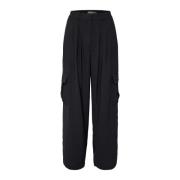 Soaked In Luxury Slshirley Cargo Pants Bukser 30407073 Black