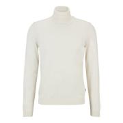 Slim-Fit Rullekrave Sweater i Virgin Wool