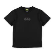 Sort Batman Bomuld Jersey Drenge T-shirt
