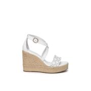 Hvid Straw Kile Sandal