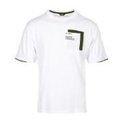 Hvide T-shirts og Polos med Kontrastlommer