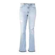 Super Skinny Flare Jeans Medium Vask