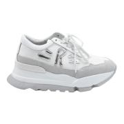 Sølv Hvid Bomber Sneakers