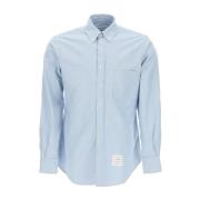 Klassisk Hvid Oxford Button-Up Skjorte