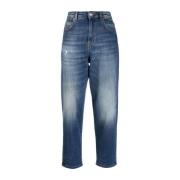 Maddie Denim Straight Jeans Blå