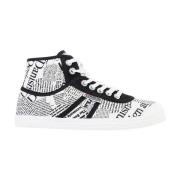 News Paper Canvas Sneakers