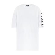 Vertikal Logo T-shirt - Klassisk Stil