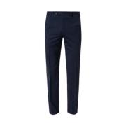 Slim Fit Stretch Wool Trousers