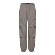 Cargo-inspirerede Baggy Bukser Pewter