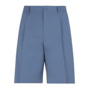 Blå Bomuld Chino Shorts AW23