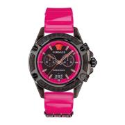 Icon Active Chronograph Sort Pink Ur